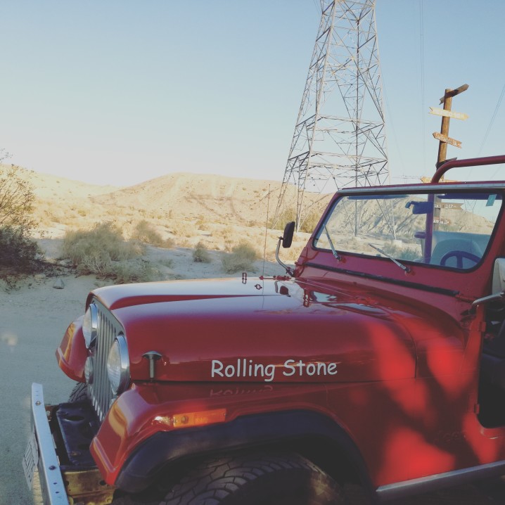 Palm Springs jeep faglia di St Andreas