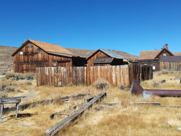 california on the road Bodie