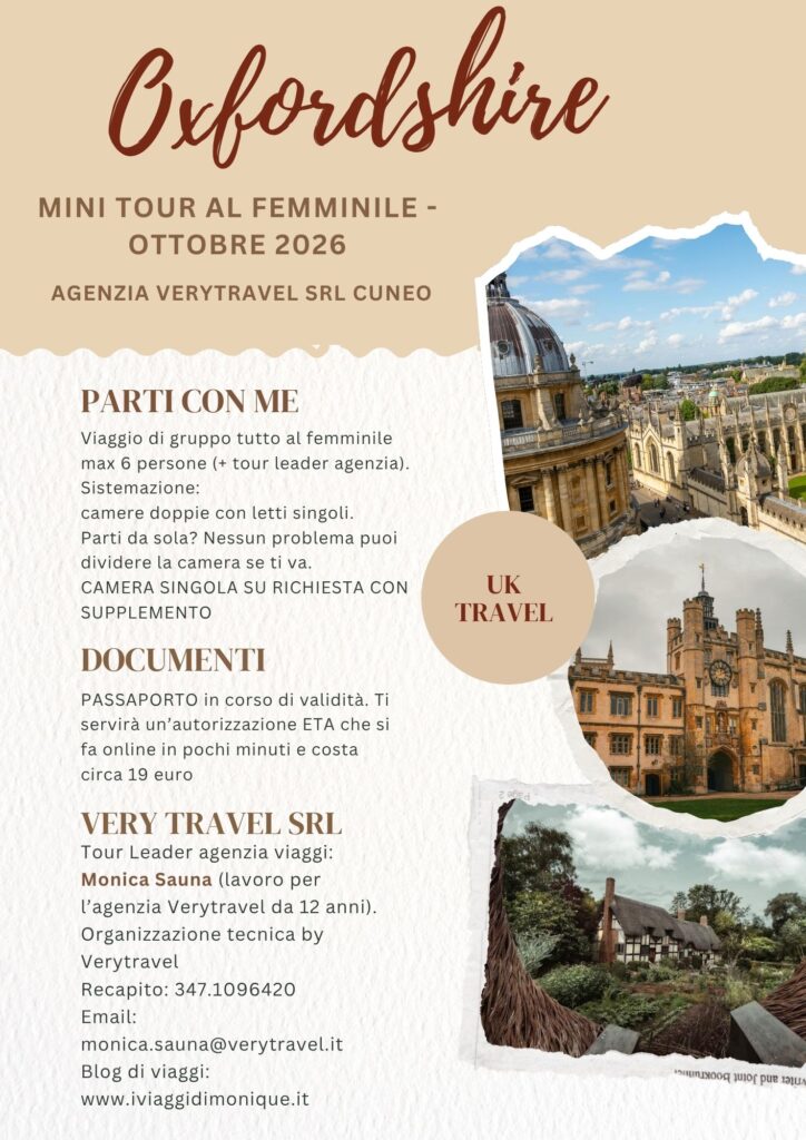 autunno in Inghilterra itinerario da Oxford. 