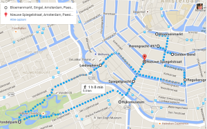 Amsterdam itinerario cintura dei canali