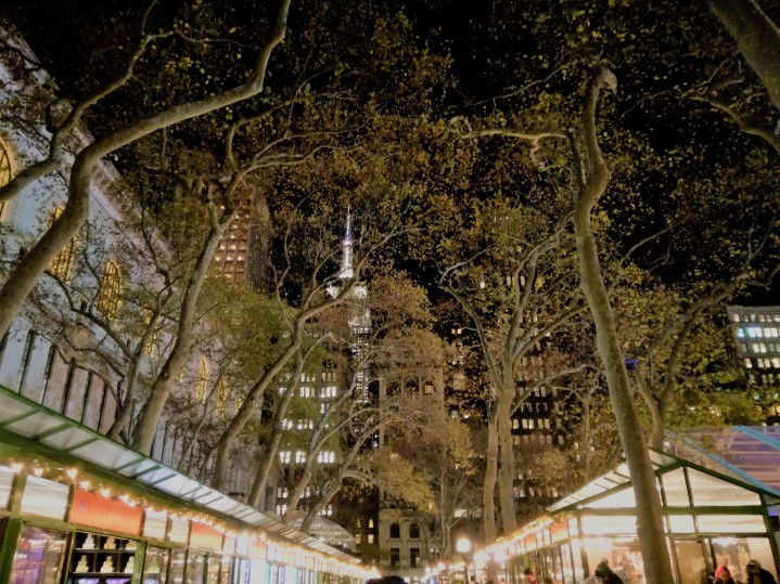 Mercatini Bryant Park Natale a NewYork